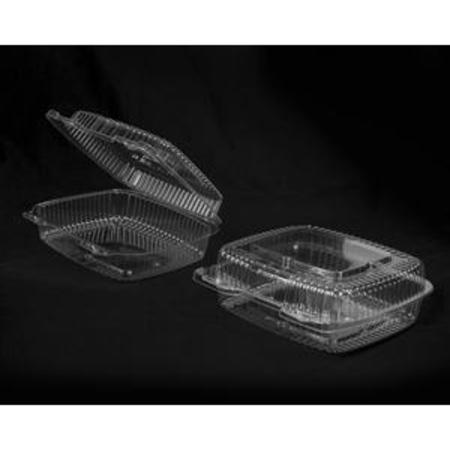 HANDI-FOIL Handi-Foil 9" Square Shallow Plastic Container, PK250 6091S-250